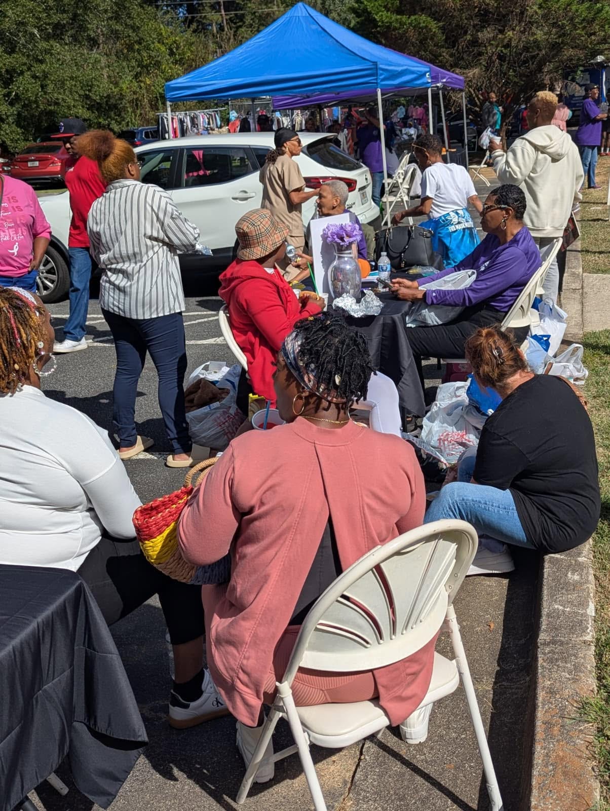 Members and neighbors gathered at a Concord community outreach event